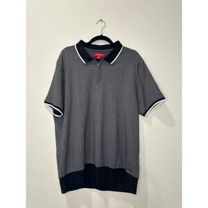Guess Zip Up Golf Tech Polo XL